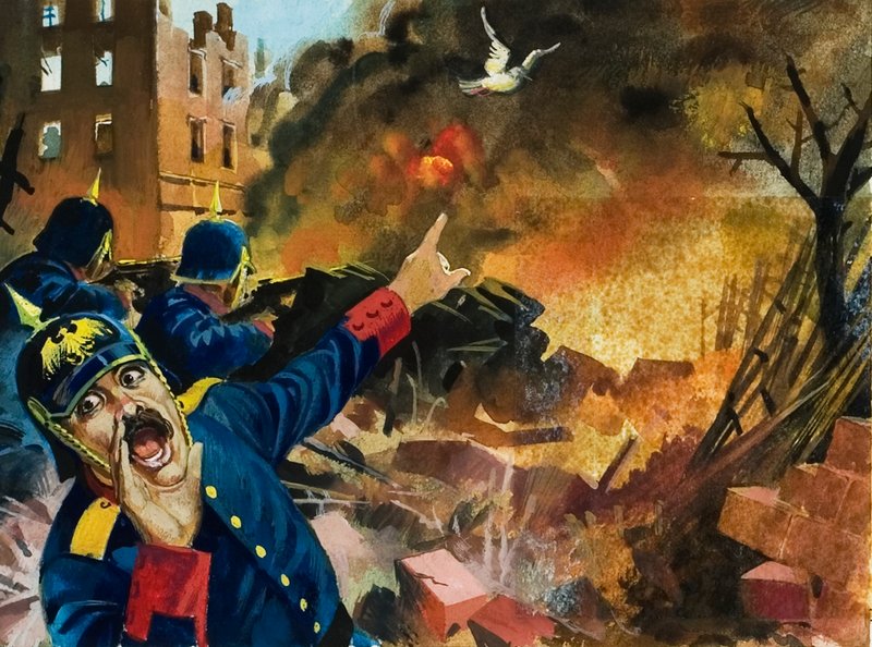 Brevduvor med mikroskopiska meddelanden från Paris av Andrew Howat