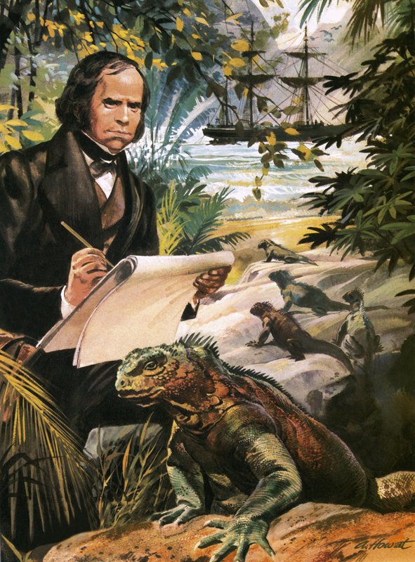 Charles Darwin på Galapagosöarna av Andrew Howat