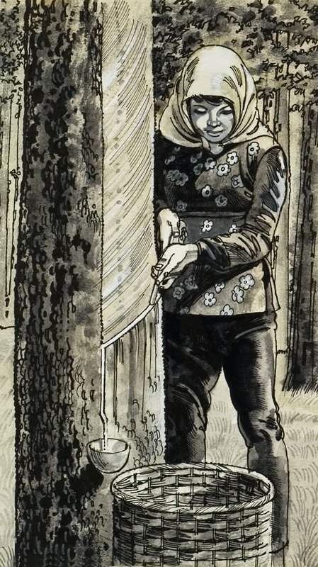 Gängtappning av gummi av Andrew Howat