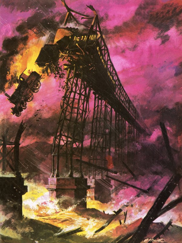 Katastrofen med Tay Bridge av Andrew Howat