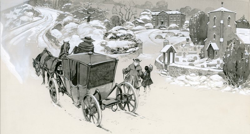 1700-talshem i snön av Angus McBride