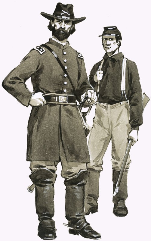 Officer och soldat i USA:s kavalleri av Angus McBride