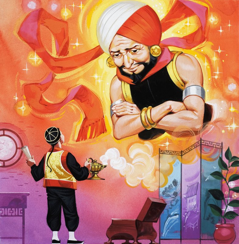 Aladdin och hans underbara lampa av Angus McBride