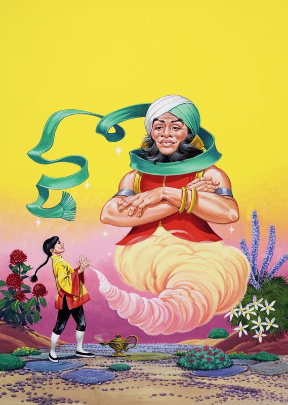 Aladdin och hans underbara lampa av Angus McBride