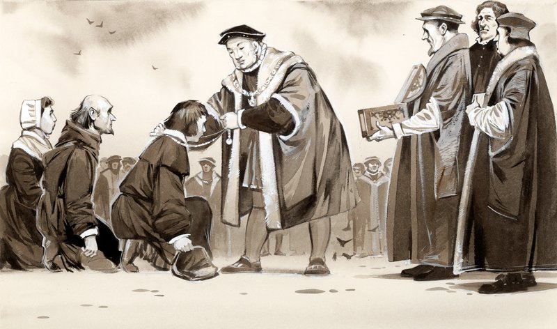 Henrik VIII botar kungens ondska av Angus McBride