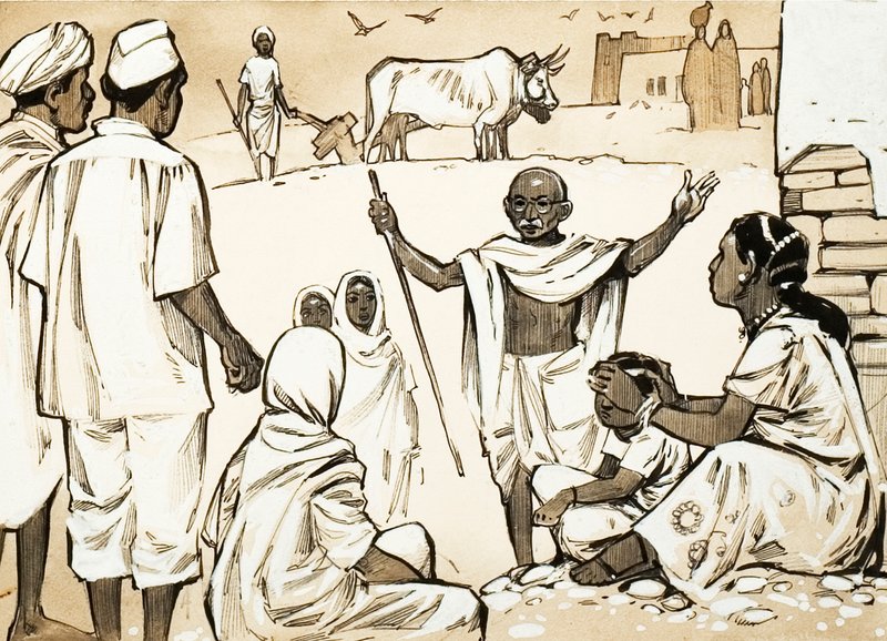 Mahatma Gandhi av Angus McBride