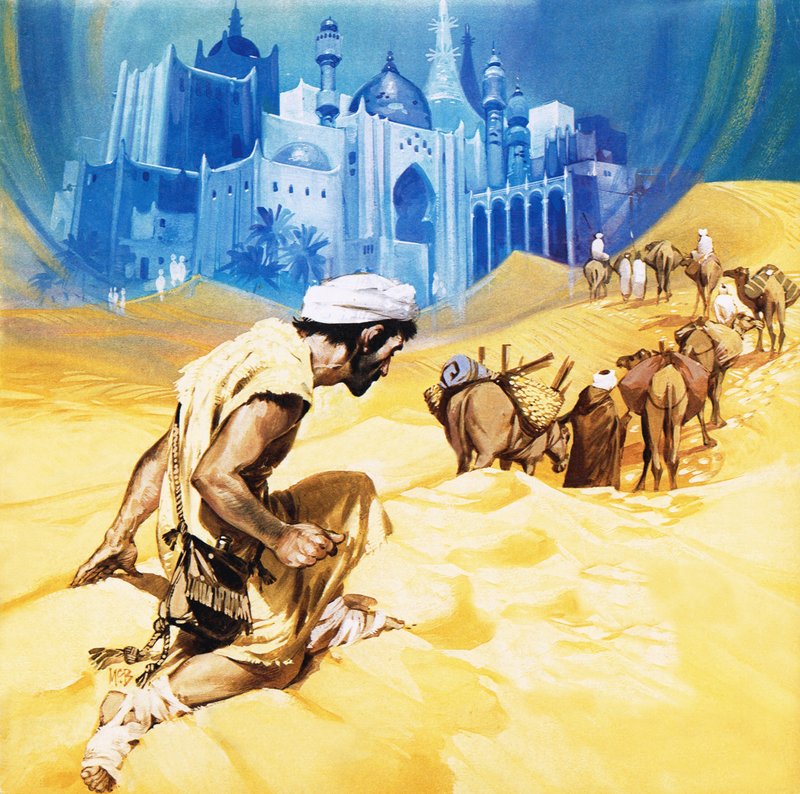 Rene Caille på jakt efter Timbuktu av Angus McBride