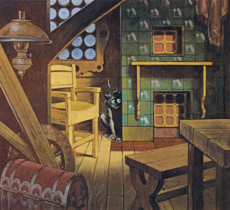 Domovoj (färglitografi) av Angus McBride