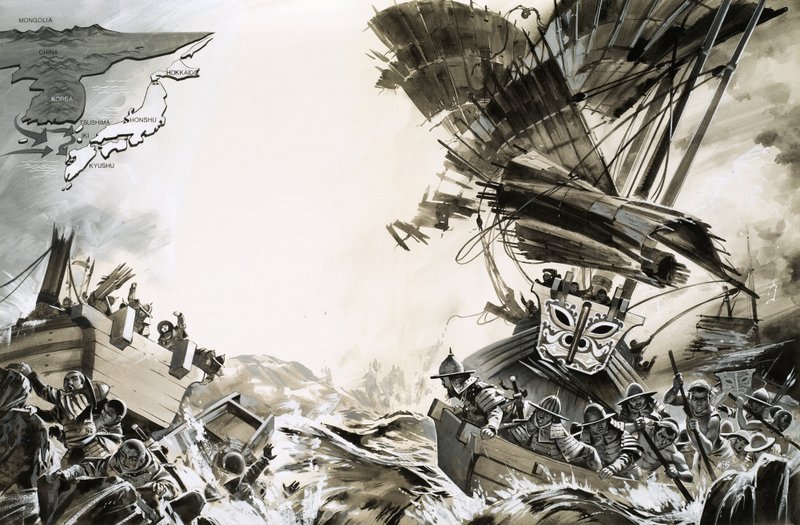 Kublai Khans dödsdömda armada av Angus McBride