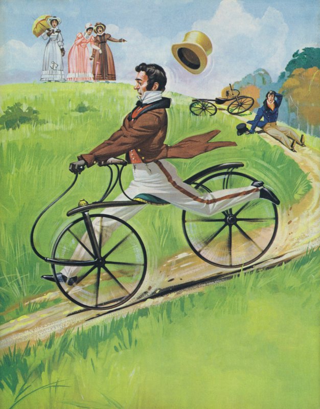 Hobbyhästen (färglitografi) av Angus McBride