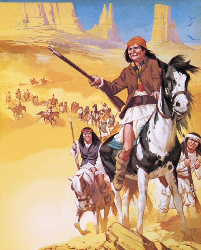 Skapandet av Amerika: Apache Country! av Angus McBride
