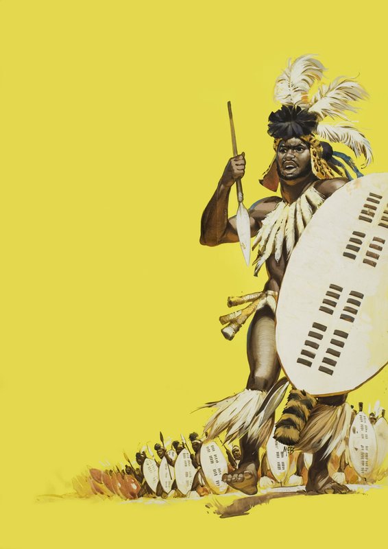 Zulu Warriors (gouache på papper) av Angus McBride