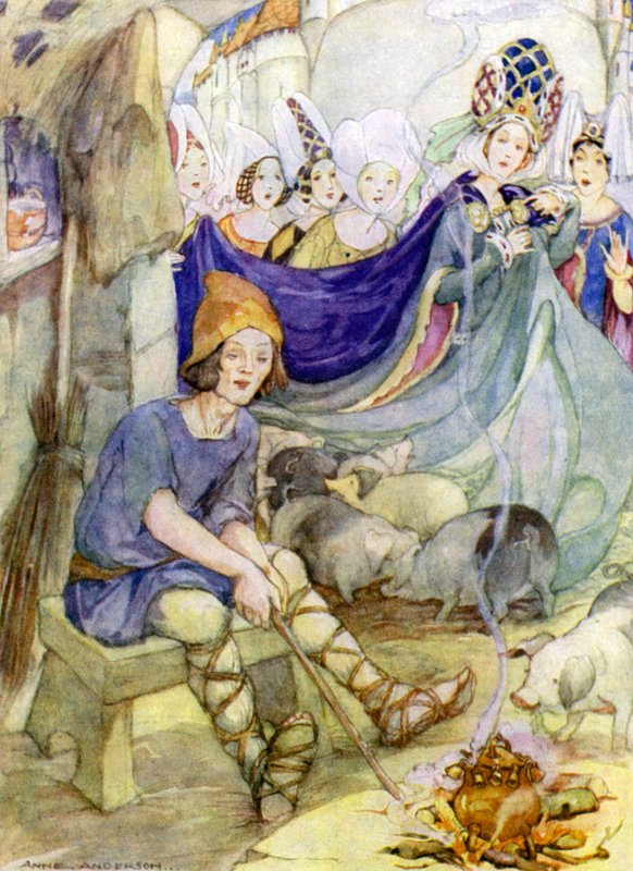 Svinskötaren av Anne after Anderson