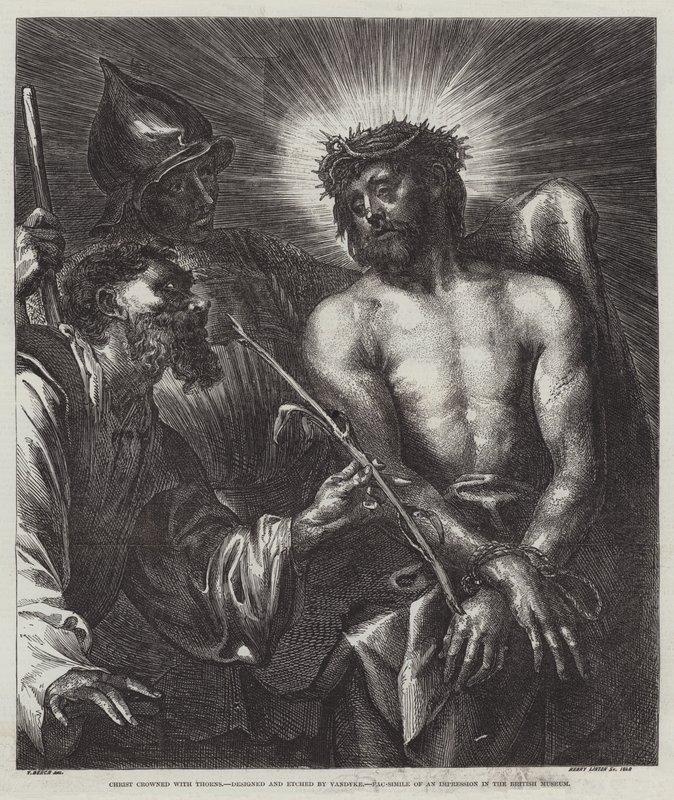 Kristus krönt med törnen av Anthony van Dyck