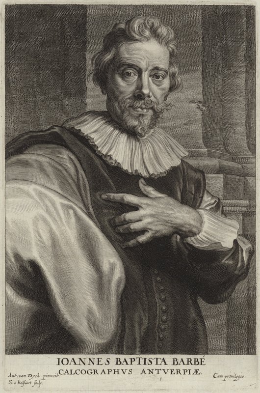 Porträtt av Jean-Baptiste Barbe av Anthony van Dyck