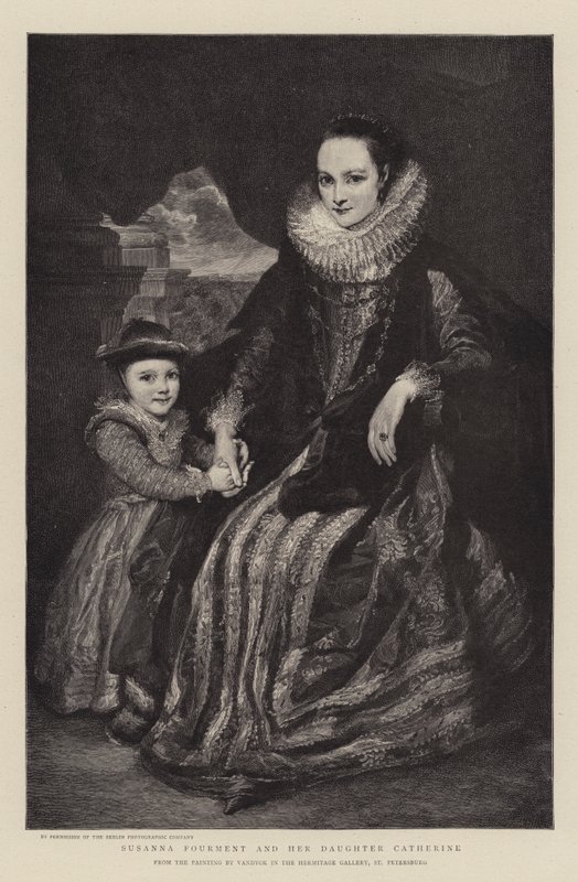 Susanna Fourment och hennes dotter Catherine av Anthony van Dyck