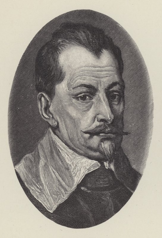 Albrecht von Wallenstein, bohemisk general från trettioåriga kriget av Anthony van after Dyck