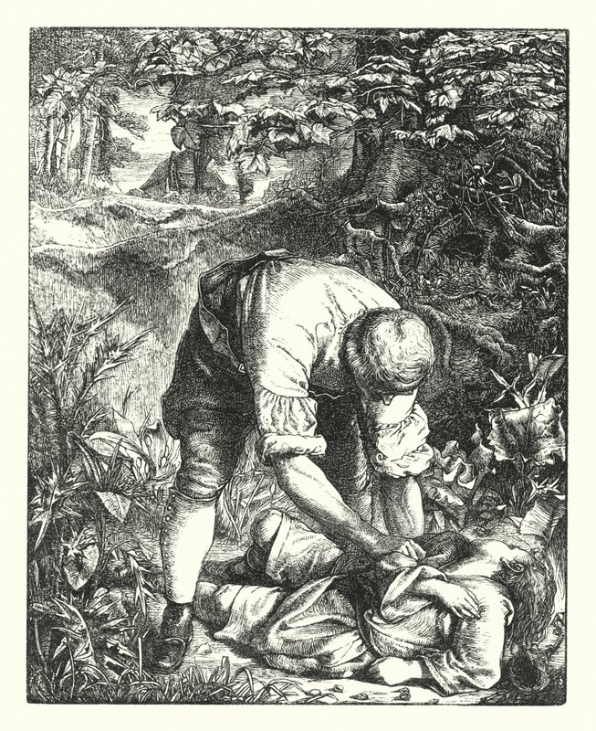 Livets resa (gravyr) av Anthony Frederick Augustus (after) Sandys