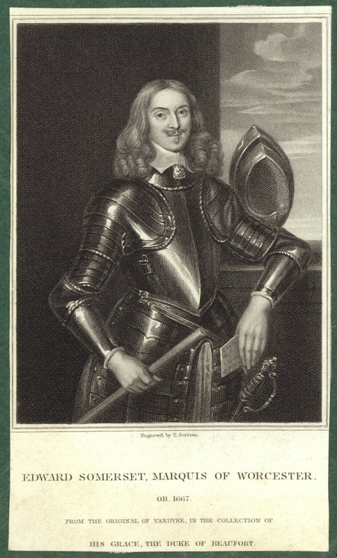 Porträtt av Edward Somerset, markis av Worcester av Anthony van Dyck