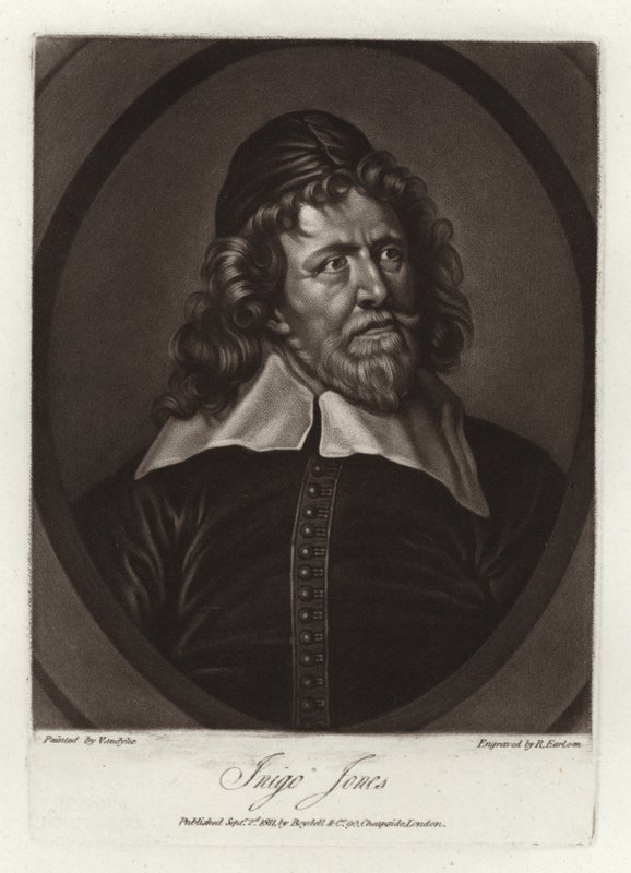 Porträtt av Inigo Jones av Anthony van Dyck