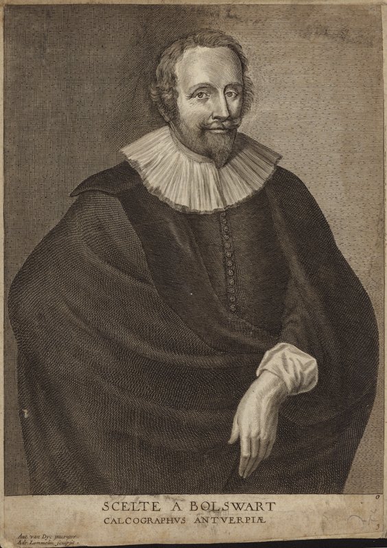 Porträtt av Schelte och Bolswert av Anthony van Dyck