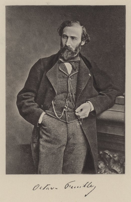 Octave Feuillet, fransk romanförfattare och dramatiker (s/v foto) av Antoine Samuel Adam Salomon