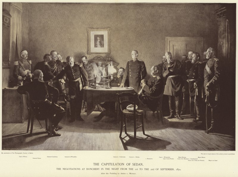 Kapitulationen av Sedan av Anton Alexander von Werner