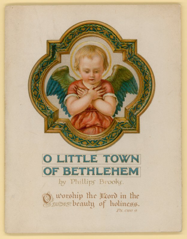 Illustration för O Little Town of Bethlehem (chromolitho) av Archibald Henning