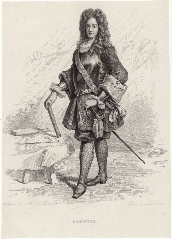 Porträtt av James Fitzjames, hertig av Berwick av Armand Guilleminot