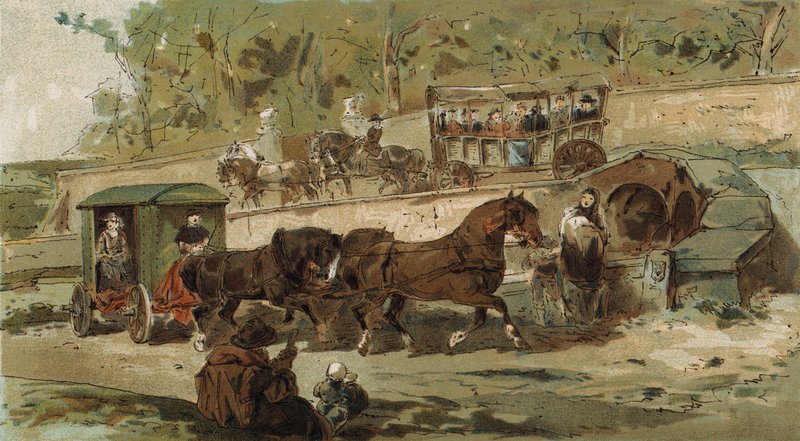 Antwerpen vagn och patache, spanska Nederländerna, tidigt 1600-tal av Armand Jean Heins