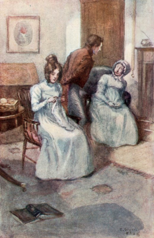 Illustration till Northanger Abbey av Jane Austen av Arthur Wallis Mills