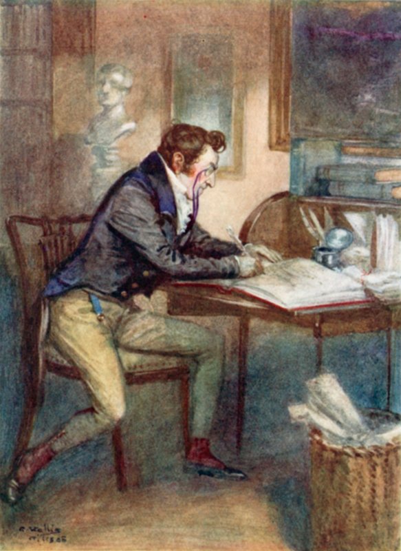 Illustration till Persuasion av Jane Austen av Arthur Wallis Mills