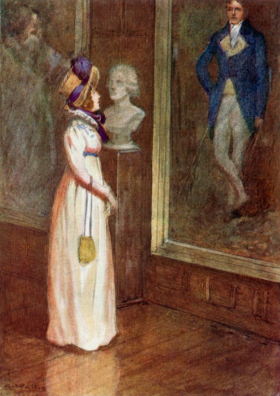 Illustration till Stolthet och fördom av Jane Austen av Arthur Wallis Mills