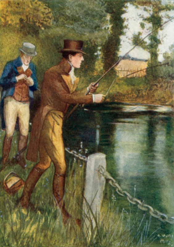Illustration till Stolthet och fördom av Jane Austen av Arthur Wallis Mills