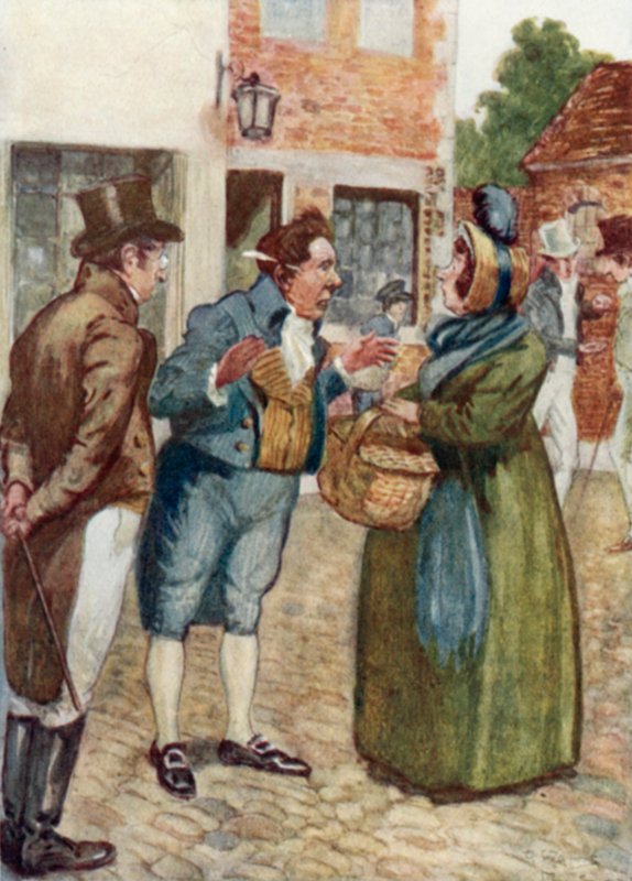 Illustration till Stolthet och fördom av Jane Austen av Arthur Wallis Mills