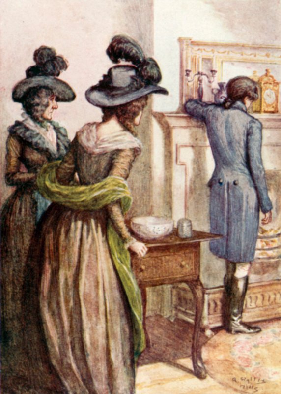 Illustration till Stolthet och fördom av Jane Austen av Arthur Wallis Mills