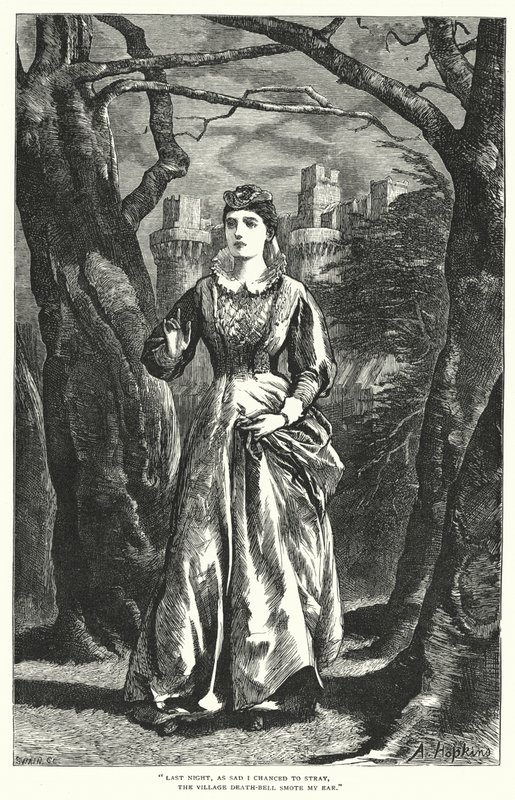 Cumnor Hall (gravyr) av Arthur (after) Hopkins