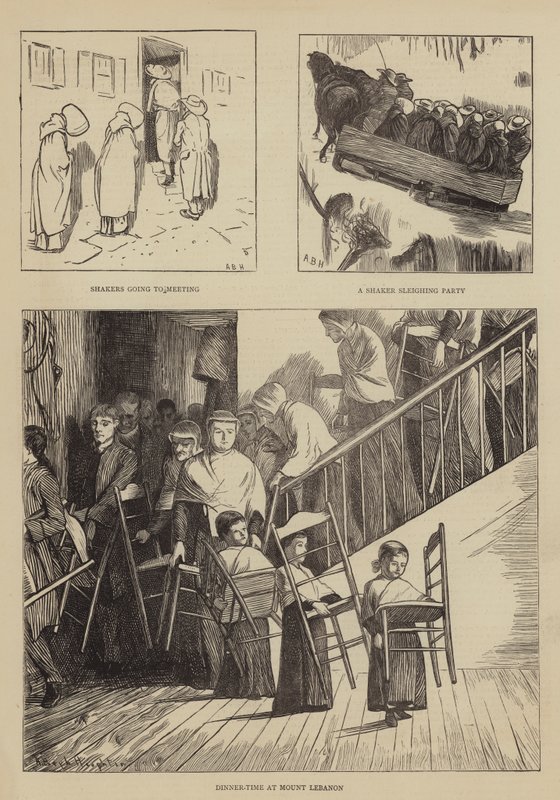 Grafiskt Amerika, Shakers av Arthur Boyd Houghton