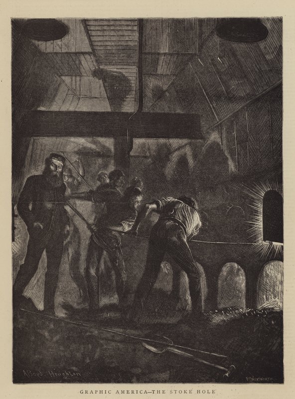Grafiskt Amerika, Stoke Hole av Arthur Boyd Houghton
