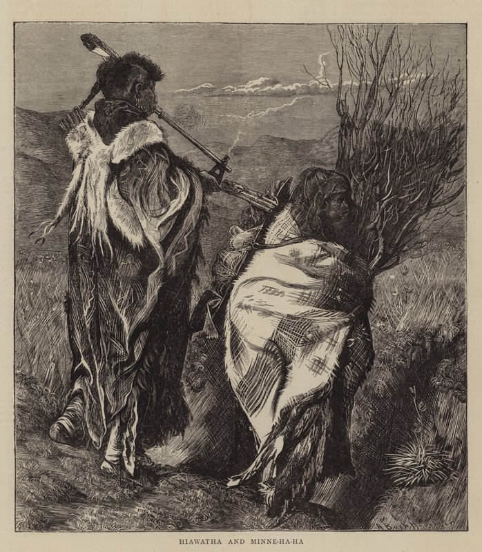 Hiawatha och Minne-ha-ha av Arthur Boyd Houghton