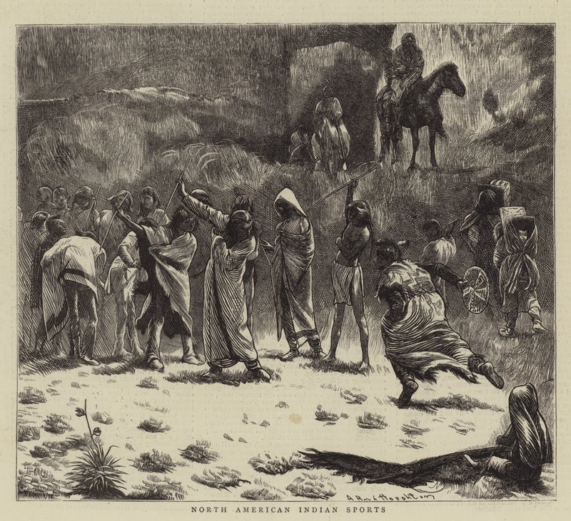 Nordamerikanska indianers sport av Arthur Boyd Houghton