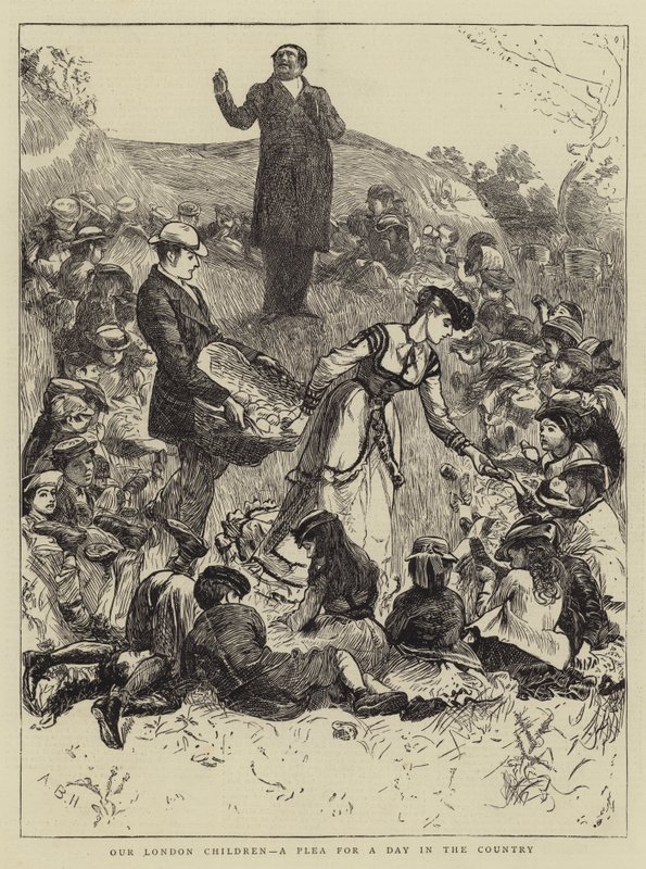 Våra Londonbarn, en vädjan för en dag på landet av Arthur Boyd Houghton