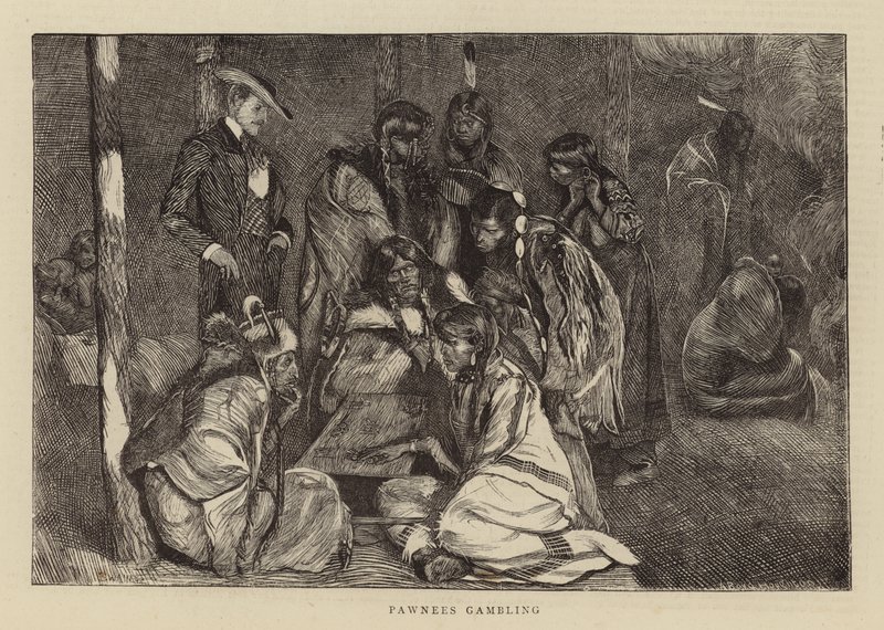 Pawnees spelande av Arthur Boyd Houghton