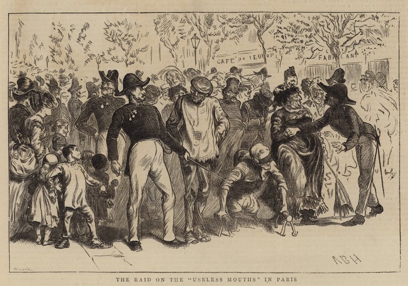 Räden mot de värdelösa munnar i Paris av Arthur Boyd Houghton