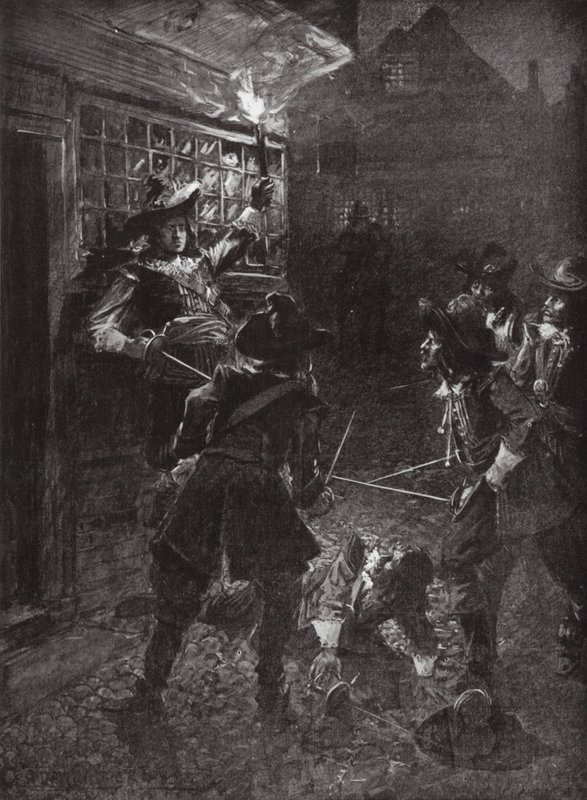 Attacken mot Sir John Coventry av Arthur David (after) McCormick