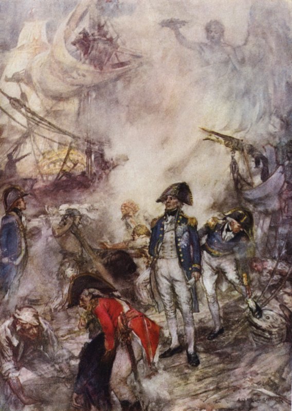 Nelson i Trafalgar av Arthur David McCormick