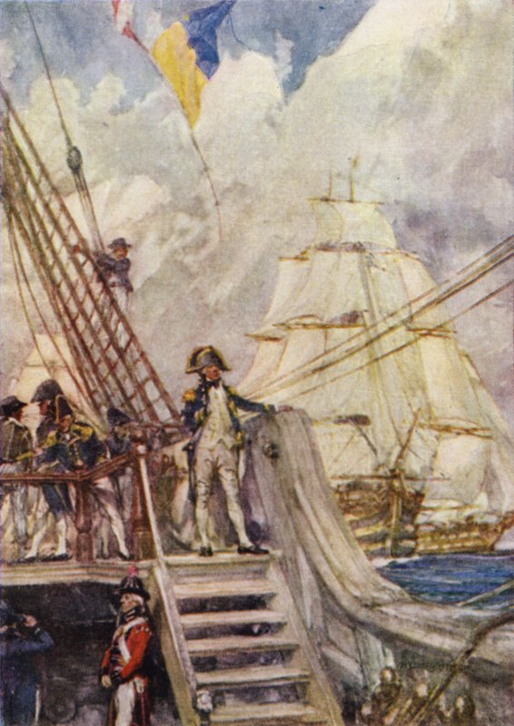 Nelson i jakten på den franska flottan av Arthur David McCormick