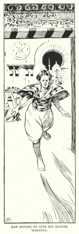 Sprang innan för att ge sin mästare varning (gravyr) av Arthur David McCormick