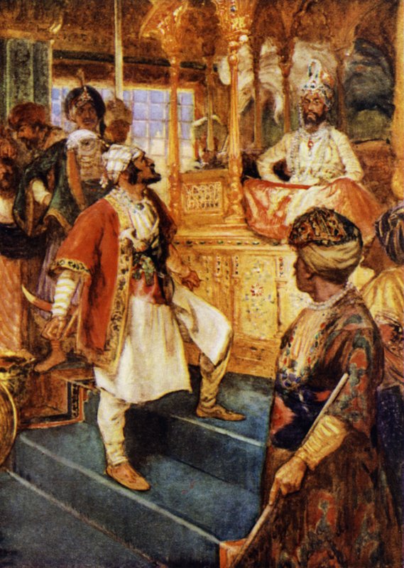 Sivaji trotsar öppet den stora moghulen av Arthur David McCormick