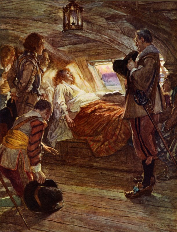 Amiral Blakes död av Arthur David McCormick